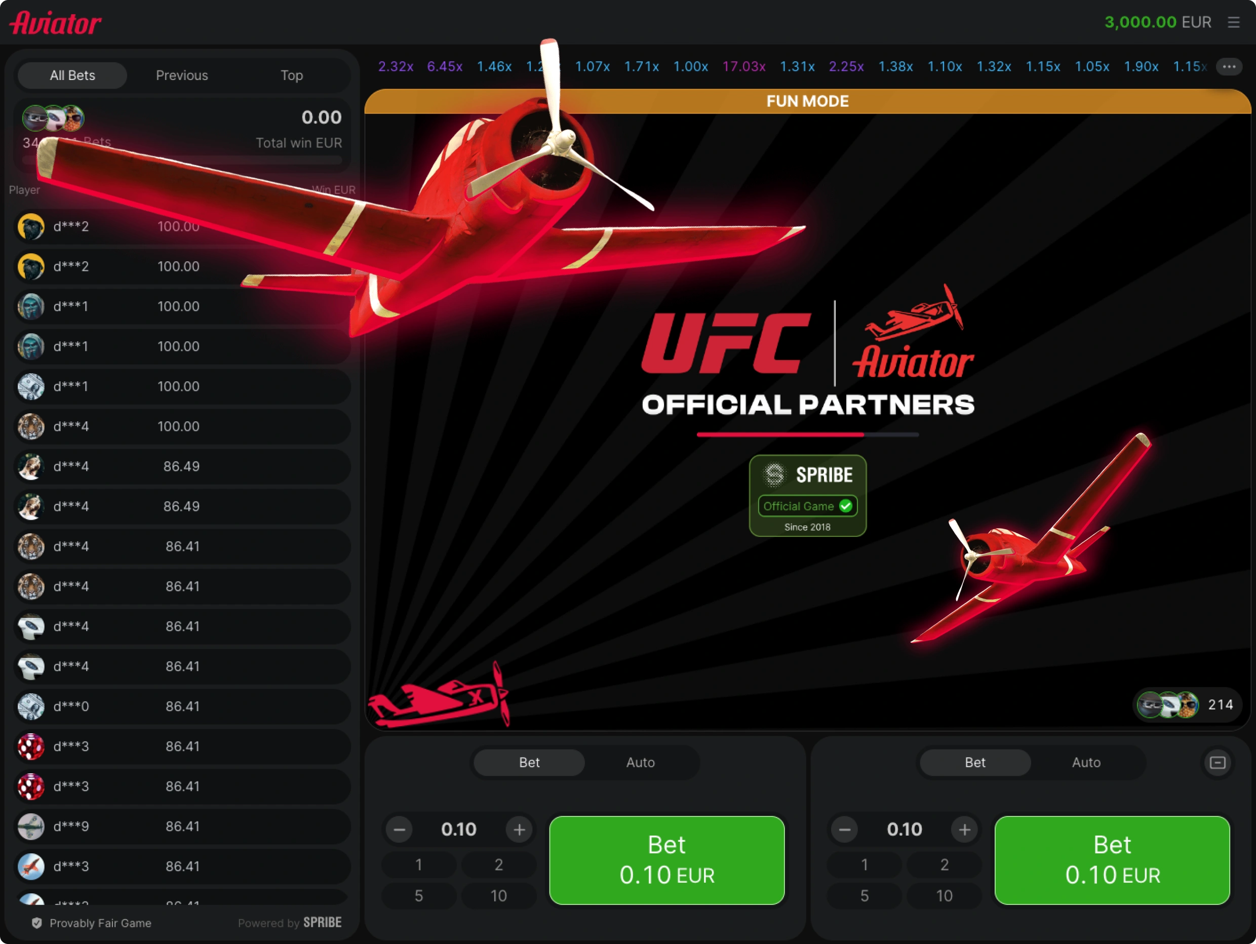 Try Aviator Game